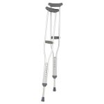 Breg Aluminum Underarm Crutches, 5'2" – 5'10" 100309-000