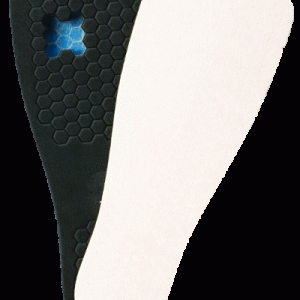 DARCO INTERNATIONAL Peg-Assist™ Insole, Men's, Small, Blue PTQM1