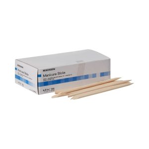 MCKESSON BRAND McKesson Manicure Sticks, 100% White Birch, 4.5 Inch 16-MS1