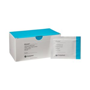 COLOPLAST Brava® Adhesive Remover Wipes, Alcohol-Free, No-Sting Formula, 6 x 4.5 Inch 120115