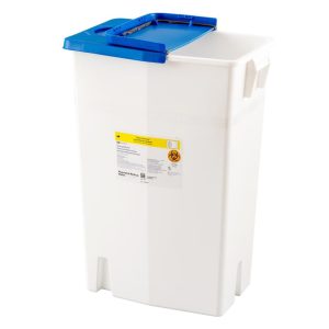 CARDINAL PharmaSafety™ Pharmaceutical Waste Container, 18 Gallon, 18.25 x 26 x 12.75 Inch 8870-