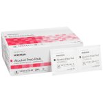 MCKESSON BRAND McKesson 70% Isopropyl Alcohol Prep Pad, Medium 58-204