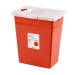 CARDINAL SharpSafety™ Multi-purpose Sharps Container, 18 Gallon, 26 x 18.25 x 12.75 Inch 8998