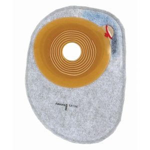 COLOPLAST Assura® Original 1-Piece Closed End Transparent Colostomy Pouch, 25mm Stoma 12134