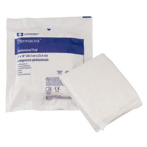 CARDINAL Dermacea™ Abdominal Pad, 8 x 10 Inch 6198D