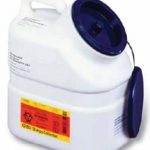 BD Pharmaceutical Waste Container, 3 Gallon, 12 x 10-1/2 x 7-1/2 Inch 305633