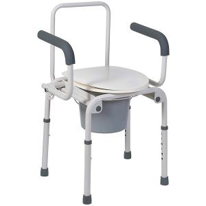 MABIS HEALTHCARE Mabis® Drop-Arm Steel Commode 520-1213-1900