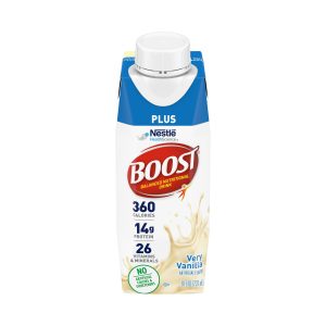 NESTLE HEALTHCARE NUTRITION Boost Plus® Vanilla Balanced Nutritional Drink, 8-ounce Carton 00043900811864
