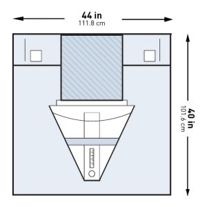 MCKESSON BRAND McKesson Sterile Under Buttocks Drape, 44 x 40 Inch 183-I80-14106-S