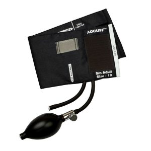 AMERICAN DIAGNOSTIC CORP Adcuff™ Reusable Blood Pressure Cuff and Bulb, Black, 19 – 27 cm 865-10SABK