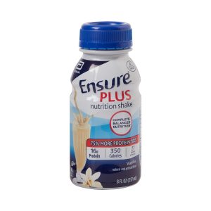 ABBOTT NUTRITION Ensure® Plus Nutrition Shake, Vanilla, 8-ounce bottle 57263