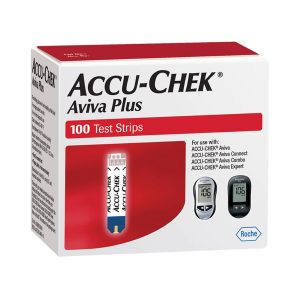 ROCHE DIABETES CARE Accu-Chek® Aviva Plus Blood Glucose Test Strips 06908268001