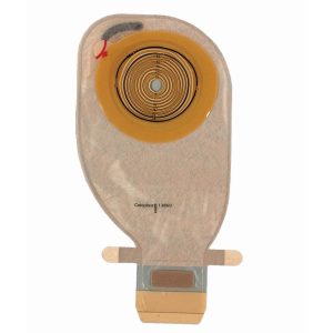 COLOPLAST Assura® Flat One-Piece Transparent Ostomy Pouch, Cut to Fit Stomas 10 – 75 mm 13860