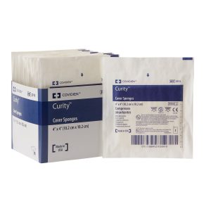 CARDINAL Curity™ Sterile Nonwoven Sponge, 4 x 4 Inch, 4-Ply 2913